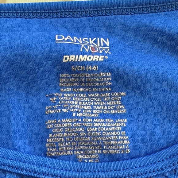 Danskin Women’s Vibrant Blue Rash Guard - Picture 2 of 6